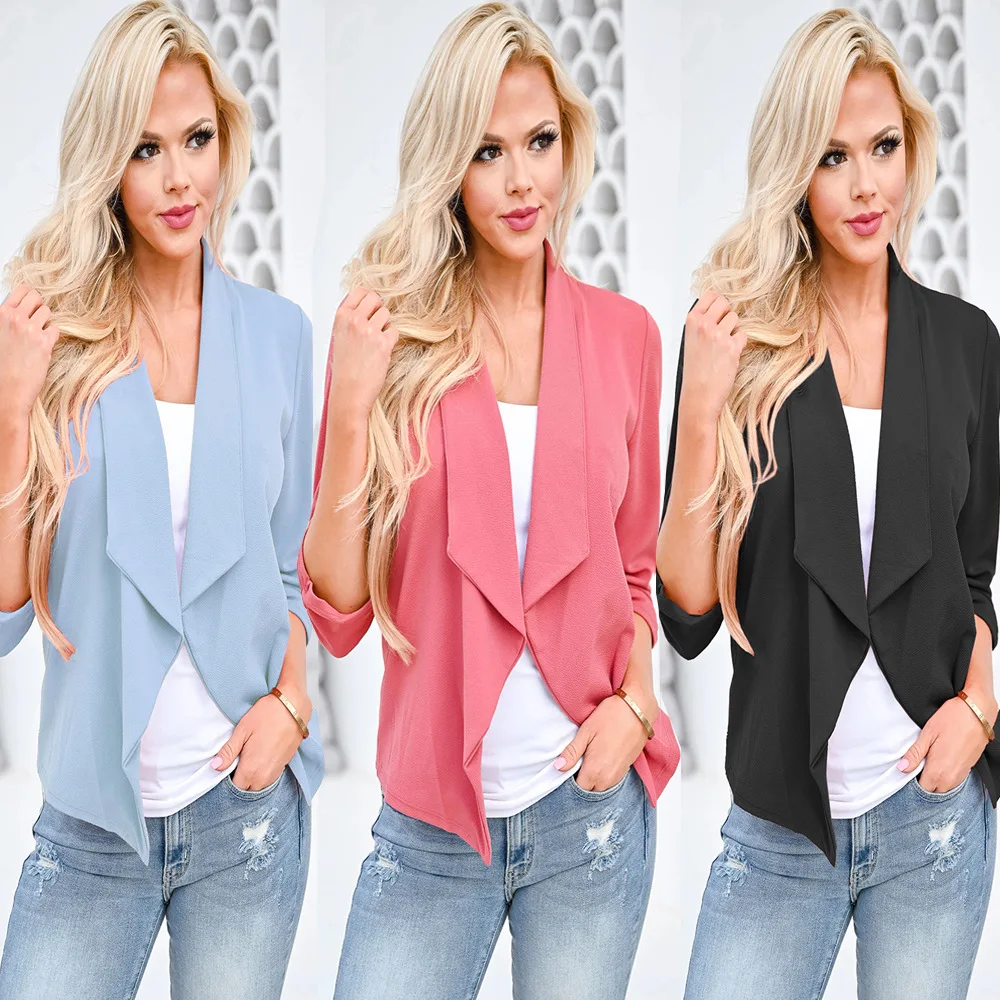 womens blazers office lady coat Spring/Autumn Solid chiffon blazer women ladies tops
womens blazers office lady coat Spring/Autumn Solid chiffon blazer women ladies tops