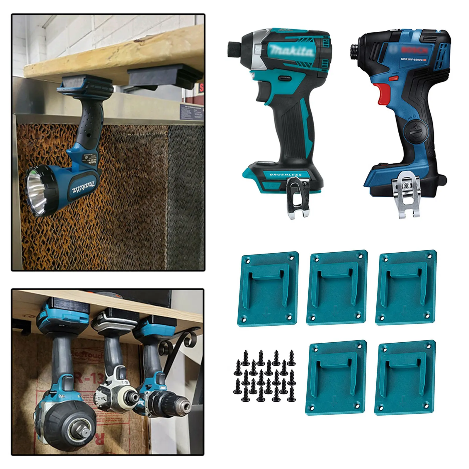 10PCS Wall-mounted Storage Bracket Bracket Base Unit Power Tool Suitable For Makita 18V Battery Lithium Battery Fixed Base
10PCS Wall-mounted Storage Bracket Bracket Base Unit Power Tool Suitable For Makita 18V Battery Lithium Battery Fixed Base
