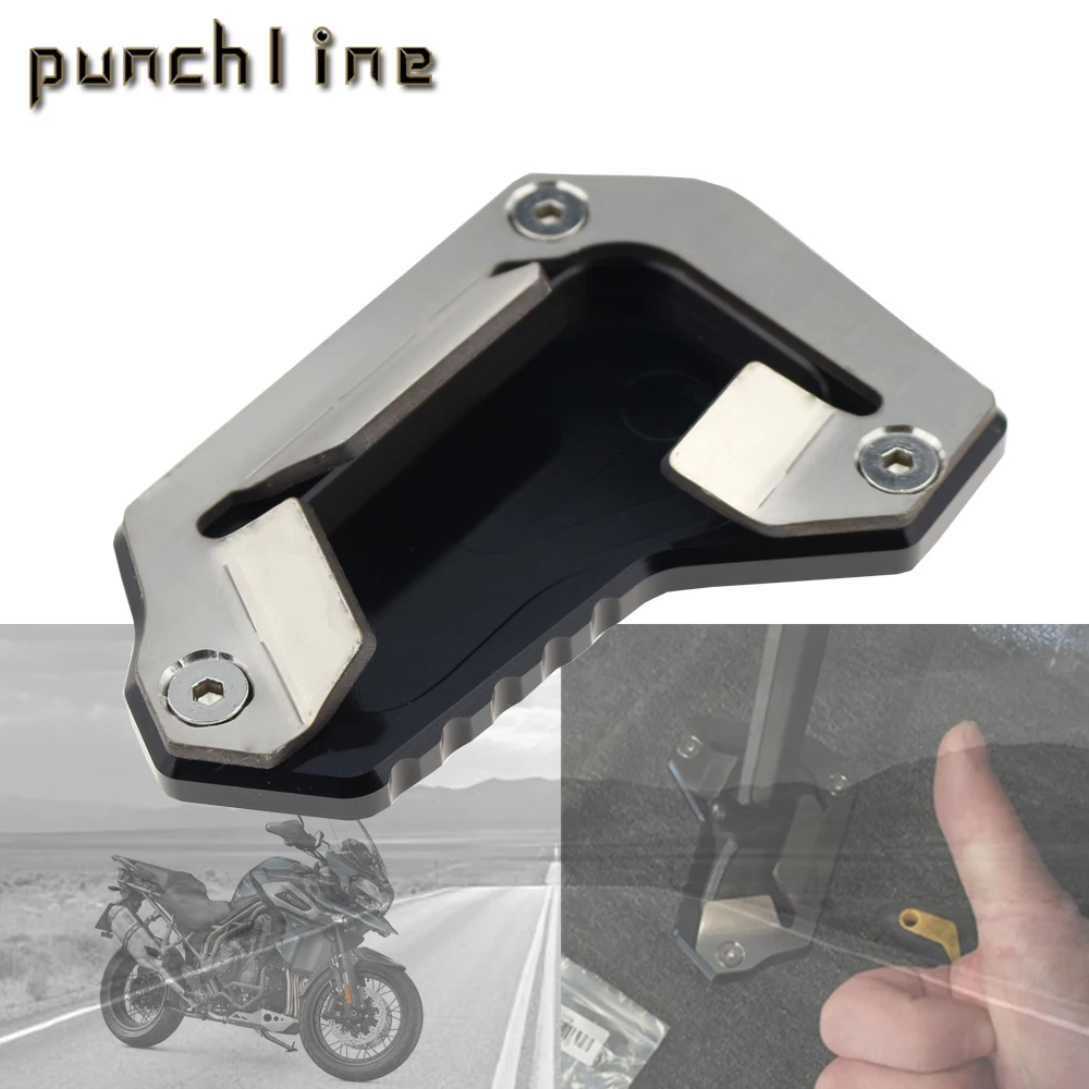 Подходит для TRIUMPH TIGER 1200 EXPLORER 2016 2021 Аксессуары мотоциклов подставки Sidestand