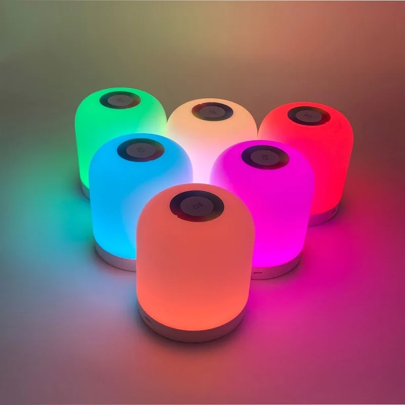Rechargeable Smart LED Touch Control Night Light Induction Dimmer Intelligent Bedside Portable Lamp Dimmable RGB Color Change
Rechargeable Smart LED Touch Control Night Light Induction Dimmer Intelligent Bedside Portable Lamp Dimmable RGB Color Change
