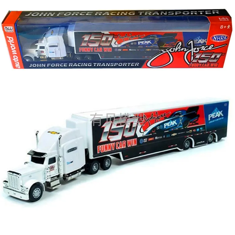 Auto World AW 1/64 John Foss racing truck trailer head cargo truck Collection resin Die-cast Simulation Model Cars Toys
Auto World AW 1/64 John Foss racing truck trailer head cargo truck Collection resin Die-cast Simulation Model Cars Toys