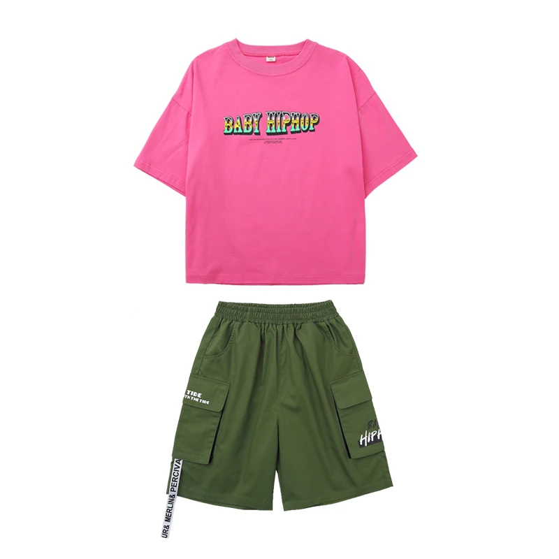 Kids Hip Hop Dance Performance Clothes Boys Running Street Dance Outfit Girls Jazz Costume Loose Tops Shorts Rave Wear BL5934
Kids Hip Hop Dance Performance Clothes Boys Running Street Dance Outfit Girls Jazz Costume Loose Tops Shorts Rave Wear BL5934
