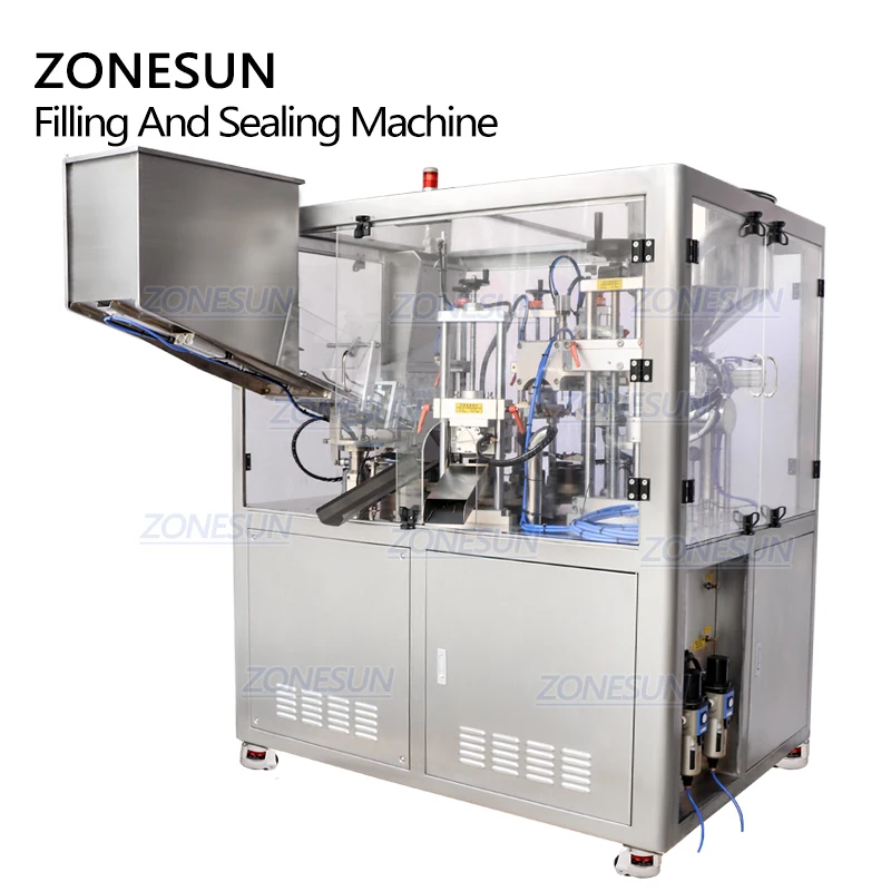ZONESUN Custom Full Automatic Toothpaste Hand Cream Body Lotion Soft Tube Filling And Ultrasonic Sealing Welding Machine 2 in 1
ZONESUN Custom Full Automatic Toothpaste Hand Cream Body Lotion Soft Tube Filling And Ultrasonic Sealing Welding Machine 2 in 1