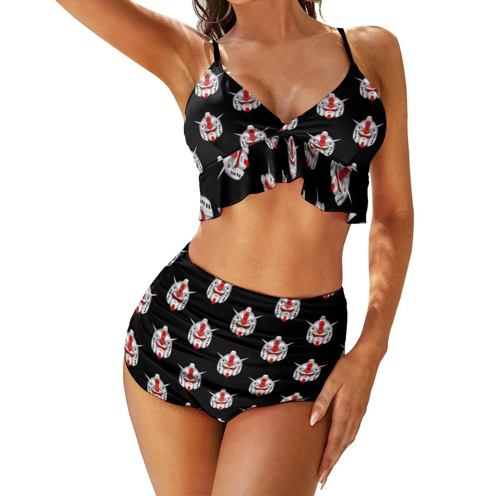 Gundam Bikini Swimsuit V Shape Retro Swim Swimwear Youth Bulk Two Piece Bathing Suit
Gundam Bikini Swimsuit V Shape Retro Swim Swimwear Youth Bulk Two Piece Bathing Suit