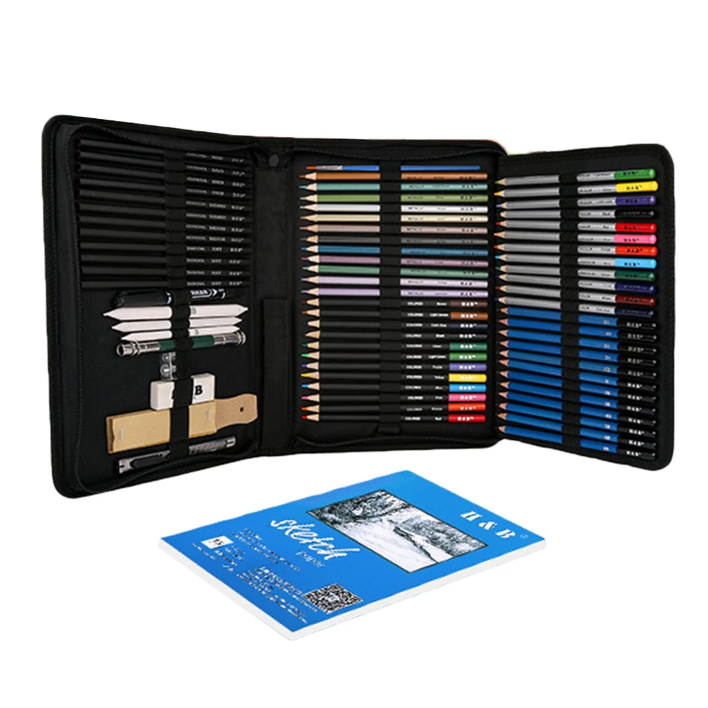 71Pc Sketch Art Drawing Pencil Sketching Water Based Artist Sketch Book Painting
71Pc Sketch Art Drawing Pencil Sketching Water Based Artist Sketch Book Painting