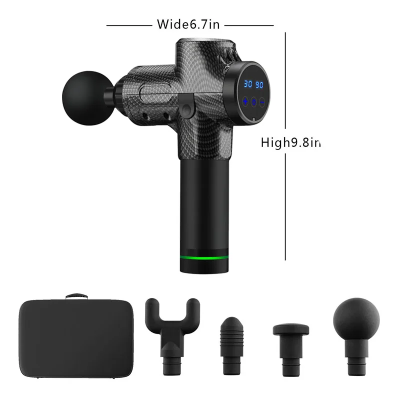 Professional Deep Muscle Massage Gun 30-speed LCD Display Relax Body Slimming Shaping Percussion Full Body Massage Fascia Gun
Professional Deep Muscle Massage Gun 30-speed LCD Display Relax Body Slimming Shaping Percussion Full Body Massage Fascia Gun