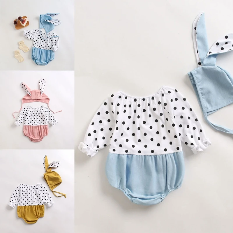 Toddler Girl Black and White Polka Dot Long-sleeved Jumpsuit Casual Spring and Autumn Jumpsuit 100% Cotton Clothes
Toddler Girl Black and White Polka Dot Long-sleeved Jumpsuit Casual Spring and Autumn Jumpsuit 100% Cotton Clothes