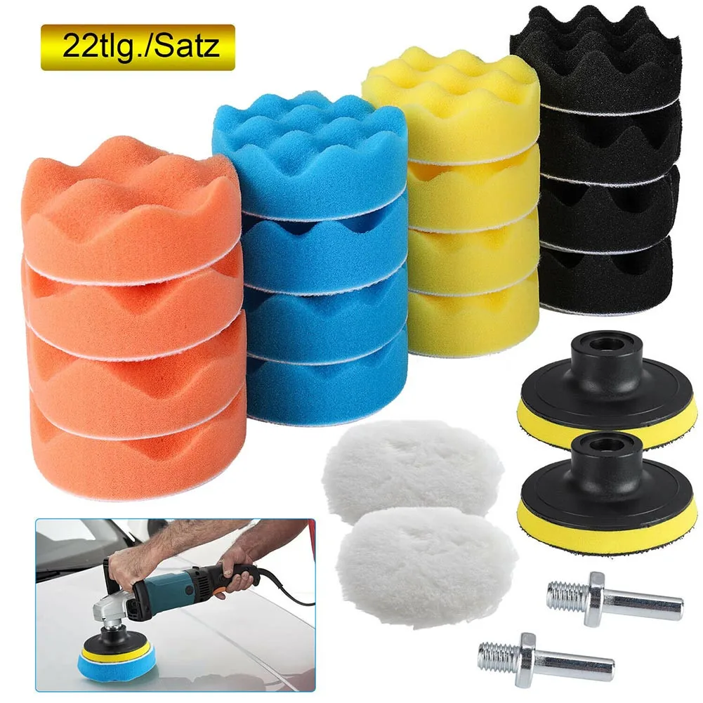 Wave Sponges 22PCS Plush Pillows M10 Thread Suction Cups For Car Polisher 3 Inch Polishing Pad Sponge Buff Buffing Kit Set
Wave Sponges 22PCS Plush Pillows M10 Thread Suction Cups For Car Polisher 3 Inch Polishing Pad Sponge Buff Buffing Kit Set