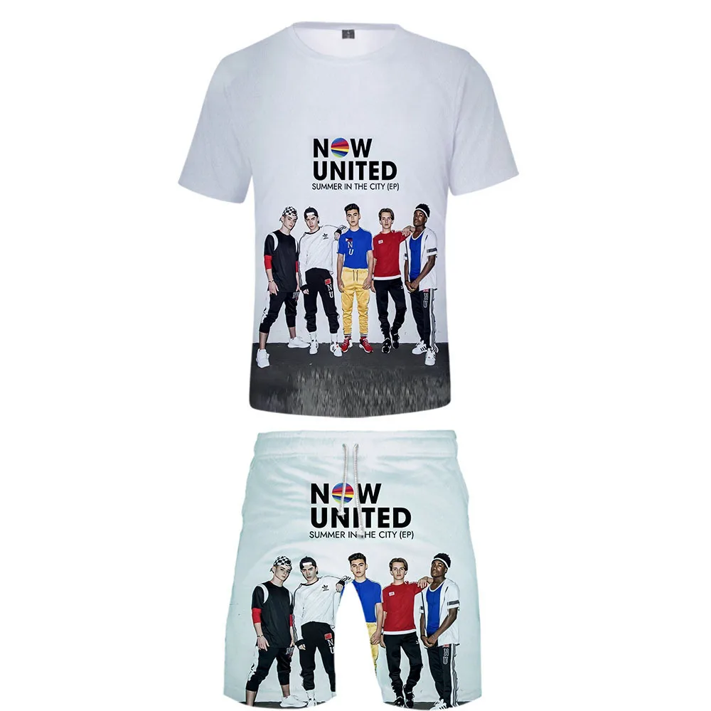Now United 3D Print Tracksuit Men Casual Summer Men's Set Mens Short Sleeve T-Shirt + Beach Shorts Two Piece Suit Plus Size 4XL
Now United 3D Print Tracksuit Men Casual Summer Men's Set Mens Short Sleeve T-Shirt + Beach Shorts Two Piece Suit Plus Size 4XL