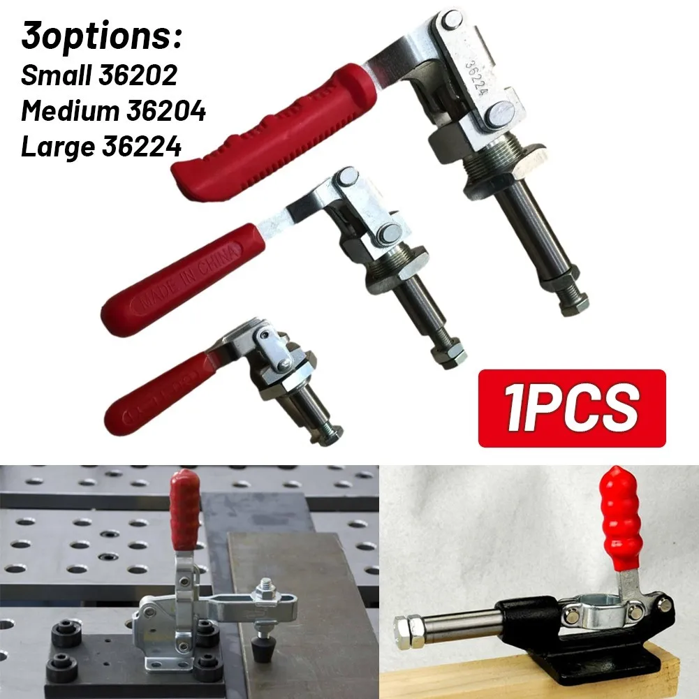 36224/36204/36202 Toggle Clamp Quick Release Push Pull Action Vertical/Horizontal Type Clamp 350/150/100KG Hand Tool Woodworking
36224/36204/36202 Toggle Clamp Quick Release Push Pull Action Vertical/Horizontal Type Clamp 350/150/100KG Hand Tool Woodworking