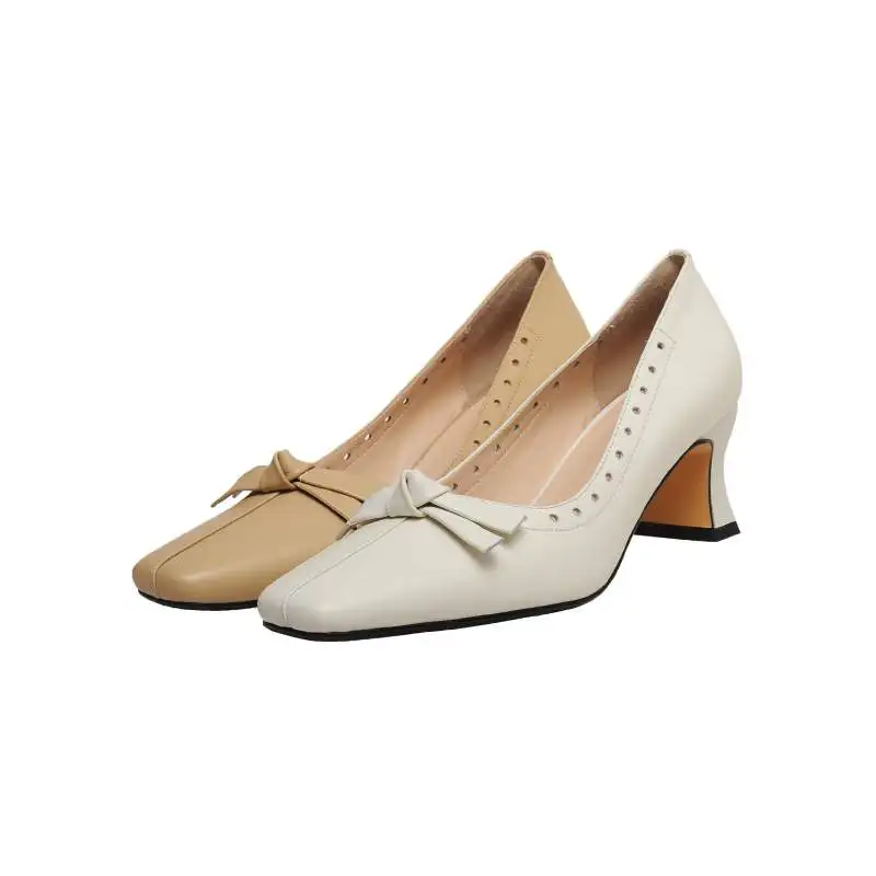 Krazing Pot fashion cow leather slip on square toe high heels butterfly-knot shallow spring shoes office lady women pumps L7f1
Krazing Pot fashion cow leather slip on square toe high heels butterfly-knot shallow spring shoes office lady women pumps L7f1