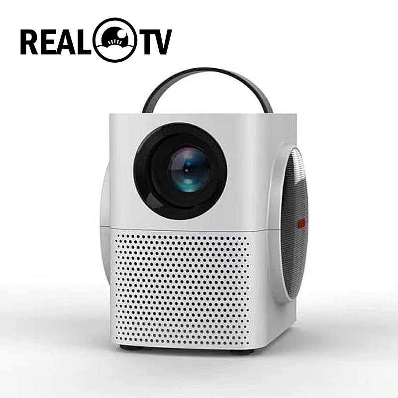 Портативный кинопроектор Real tv H1 HD светодиодный проектор 2500 люмен Bluetooth HDMI USB
