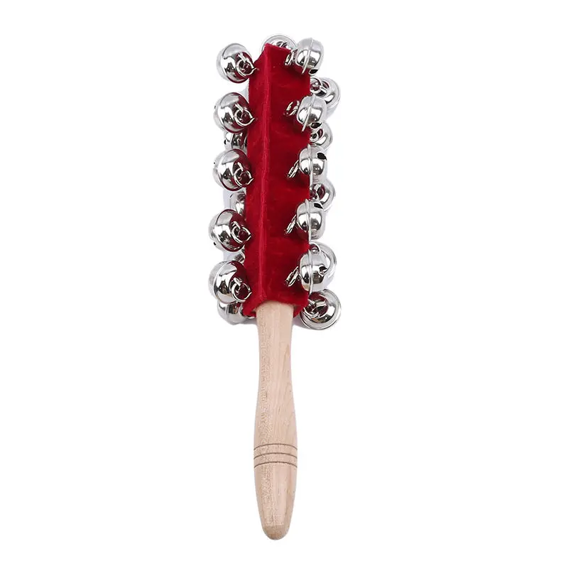 Warm Wooden Handheld 21 Jingle Bells Bar Sleigh Stick Kids Toy Percussion Instrument Toy For KTV Party Children Kid
Warm Wooden Handheld 21 Jingle Bells Bar Sleigh Stick Kids Toy Percussion Instrument Toy For KTV Party Children Kid
