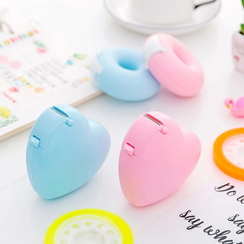 Creative cartoon stationery portable donut tape holder invisible tape cutter
Creative cartoon stationery portable donut tape holder invisible tape cutter