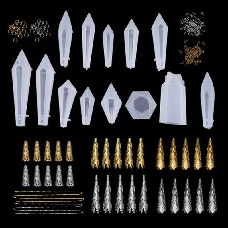1 Set Crystal Epoxy Resin Mold Pendulum Casting Silicone Mould Crafts Making Too
1 Set Crystal Epoxy Resin Mold Pendulum Casting Silicone Mould Crafts Making Too