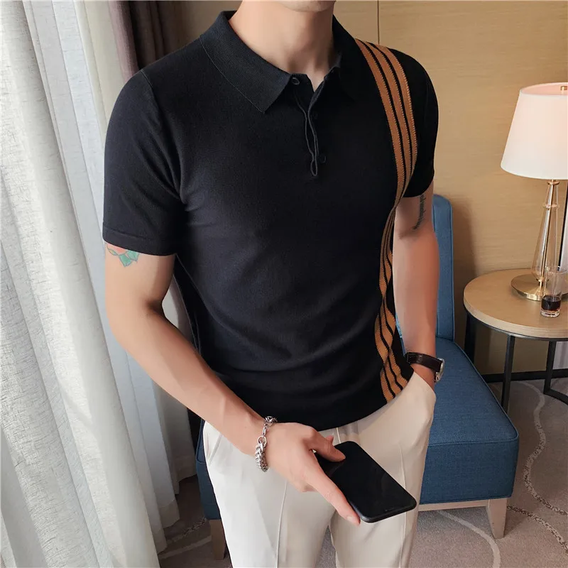 High Quality Summer Fashion Short Sleeve Striped Polo Shirt Men Clothing 2021 Stretched Slim Fit Knitted Polo Homme Casual 3XL-M
High Quality Summer Fashion Short Sleeve Striped Polo Shirt Men Clothing 2021 Stretched Slim Fit Knitted Polo Homme Casual 3XL-M
