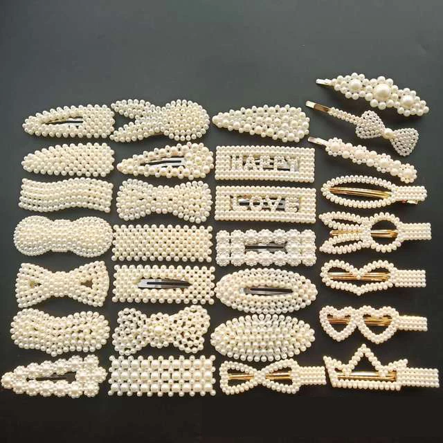 5 Pcs/Set 30 Style Women Girls Elegant Pearls Geometric Hairpins Sweet Hair Ornament Clips Barrettes Fashion Hair Accessories
5 Pcs/Set 30 Style Women Girls Elegant Pearls Geometric Hairpins Sweet Hair Ornament Clips Barrettes Fashion Hair Accessories