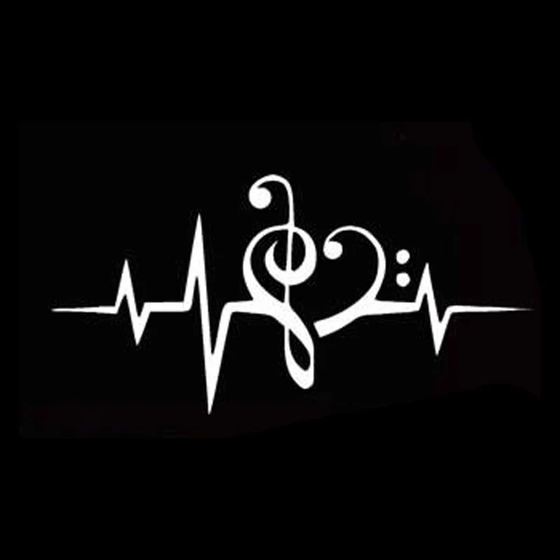 Music Heartbeat Monitor High Quality Fashion Car Decoration Personality Pvc Waterproof Car Window Decal Black/white, 17cm*8cm
Music Heartbeat Monitor High Quality Fashion Car Decoration Personality Pvc Waterproof Car Window Decal Black/white, 17cm*8cm
