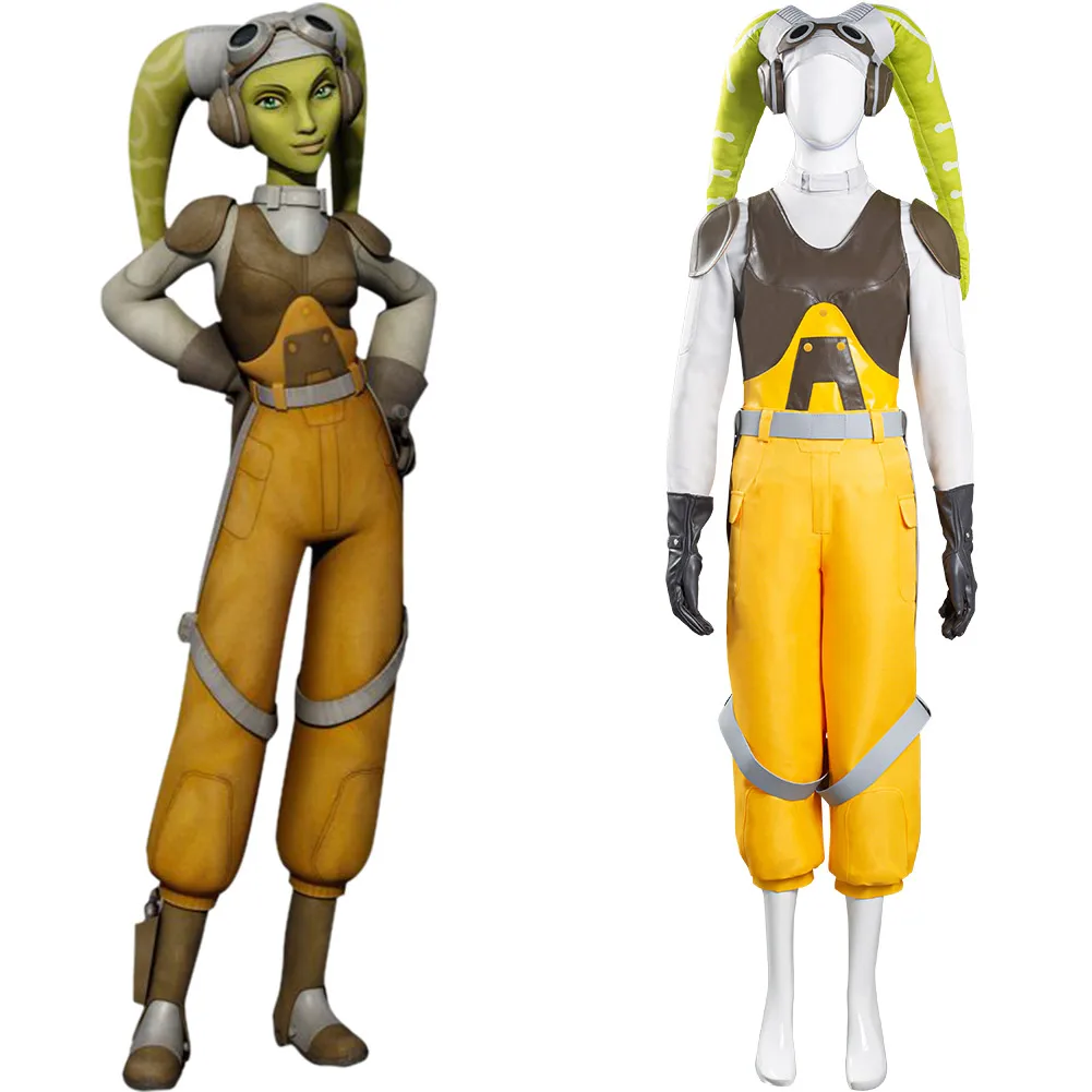 Star Cosplay Rebels Hera Syndulla Cosplay Costume Outfits Uniform Vest Pants Full Set Halloween Carnival Suit
Star Cosplay Rebels Hera Syndulla Cosplay Costume Outfits Uniform Vest Pants Full Set Halloween Carnival Suit
