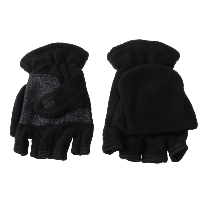 Women Men Winter Polar Fleece Half Finger Flip Gloves Double Layer Thicken Touch Screen Fingerless Convertible Mittens Wrist A20
Women Men Winter Polar Fleece Half Finger Flip Gloves Double Layer Thicken Touch Screen Fingerless Convertible Mittens Wrist A20