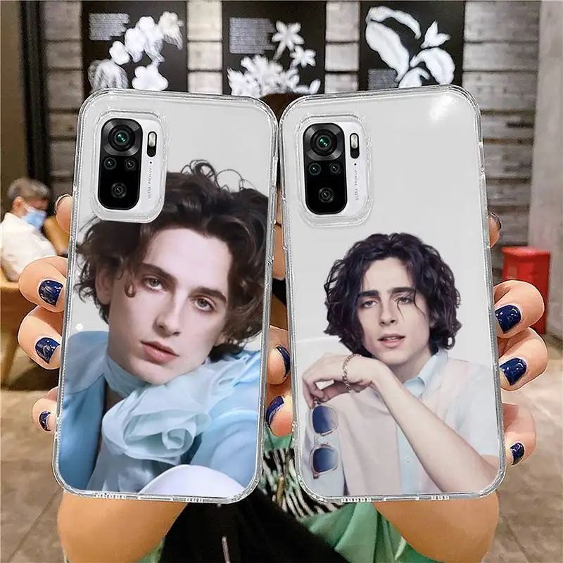Timothée Chalamet famous actor Phone Case Transparent for Xiaomi redmi note x f poco 10 11 9 7 8 3 i t s pro cover shell coque
Timothée Chalamet famous actor Phone Case Transparent for Xiaomi redmi note x f poco 10 11 9 7 8 3 i t s pro cover shell coque