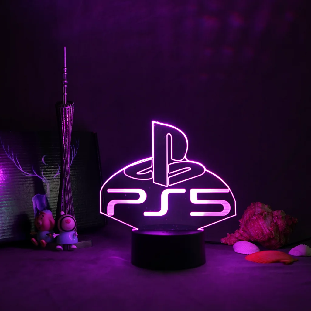 PlayStation Gaming Room Desk Setup Lighting Decor LED Night Lamp on The Table Game Console Icon Logo Sensor Light Gift for Kids
PlayStation Gaming Room Desk Setup Lighting Decor LED Night Lamp on The Table Game Console Icon Logo Sensor Light Gift for Kids