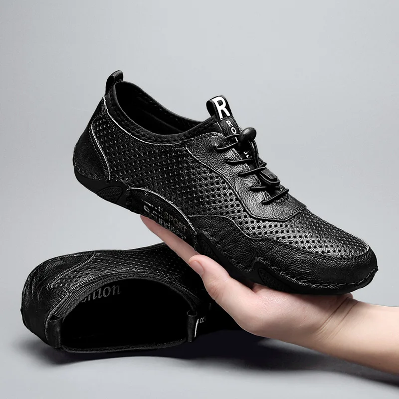 Summer Leather Shoes Sneaker Man Casual Shoe Shoes Comfortable Men Breathable Black For Fashion Causal Mens Italian Leather 
Summer Leather Shoes Sneaker Man Casual Shoe Shoes Comfortable Men Breathable Black For Fashion Causal Mens Italian Leather