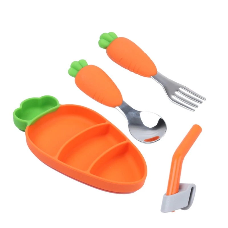 3 Pcs Silicone Plate Spoon Fork Sets Baby BPA Free Feedings Silicone Bowl Tableware Baby Products
3 Pcs Silicone Plate Spoon Fork Sets Baby BPA Free Feedings Silicone Bowl Tableware Baby Products