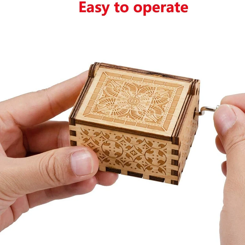 Wood Music Boxes,Engraved Vintage Wooden Sunshine Musical Box Gifts for Birthday/Christmas (Dad to Daughter)
Wood Music Boxes,Engraved Vintage Wooden Sunshine Musical Box Gifts for Birthday/Christmas (Dad to Daughter)