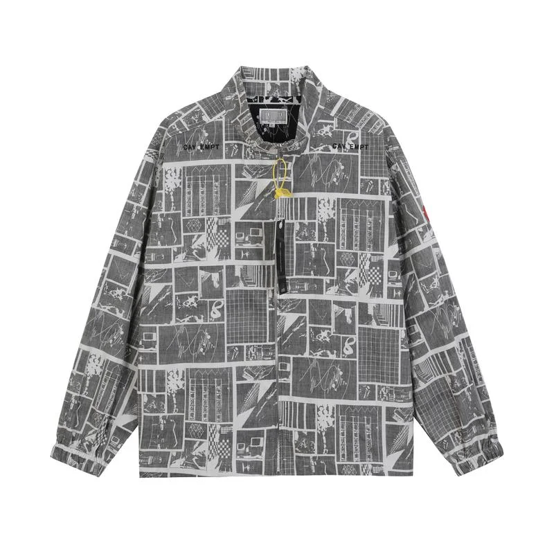 22SS Vintage Black and White Comic Camouflage Print 100% Cotton EU Size Cavempt Jackets Men Women Fashion Winter Harajuku
22SS Vintage Black and White Comic Camouflage Print 100% Cotton EU Size Cavempt Jackets Men Women Fashion Winter Harajuku