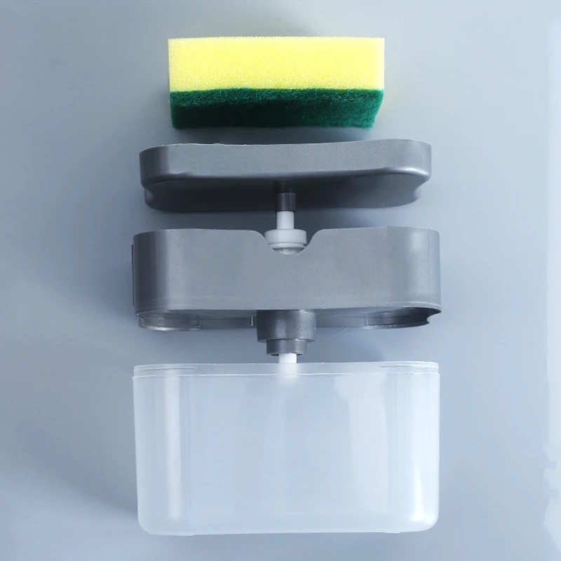 Kitchen Cleaning Brush Dish Soap Box Automatic Liquid Dispenser Liquid Box Scouring Pad Soap Box Storage Box 
Kitchen Cleaning Brush Dish Soap Box Automatic Liquid Dispenser Liquid Box Scouring Pad Soap Box Storage Box