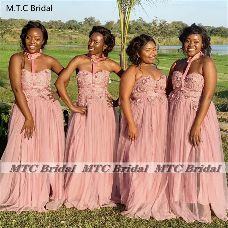 Long Blush Pink African Bridesmaid Dresses 2021 New Beads Chiffon A Line Plus Size Black Women Maids Wedding Party Gowns
Long Blush Pink African Bridesmaid Dresses 2021 New Beads Chiffon A Line Plus Size Black Women Maids Wedding Party Gowns
