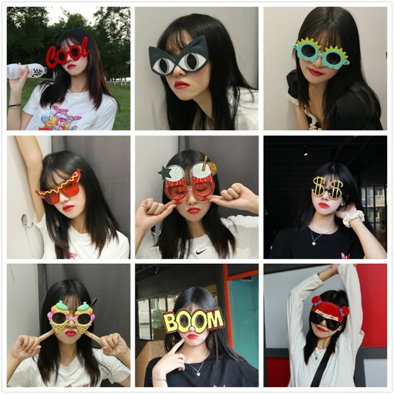 Party Dress Glasses Funny Crazy Sunglasses Accessories Novelty Costume Party Carnival Glasses Event Decoration Supplies
Party Dress Glasses Funny Crazy Sunglasses Accessories Novelty Costume Party Carnival Glasses Event Decoration Supplies