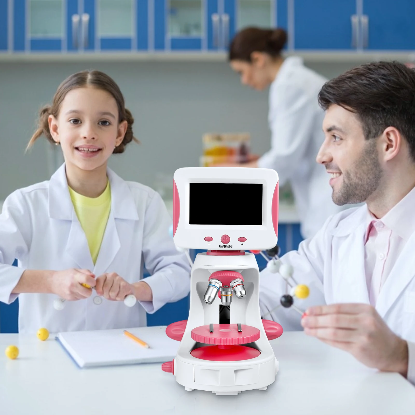 2000X Microscope Biological Student Laboratory Teaching And Research Aquatic Mite Detection Microscopes For Kids and Student
2000X Microscope Biological Student Laboratory Teaching And Research Aquatic Mite Detection Microscopes For Kids and Student