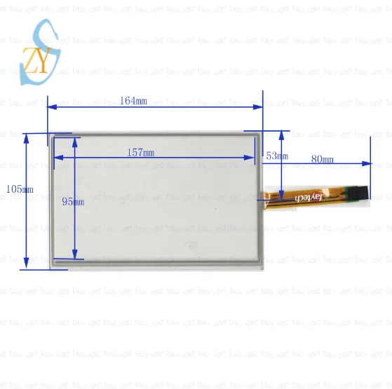 7 inch FT6632 automotive industrial general touch handwritten screen glass 164 * 105 large interface
7 inch FT6632 automotive industrial general touch handwritten screen glass 164 * 105 large interface
