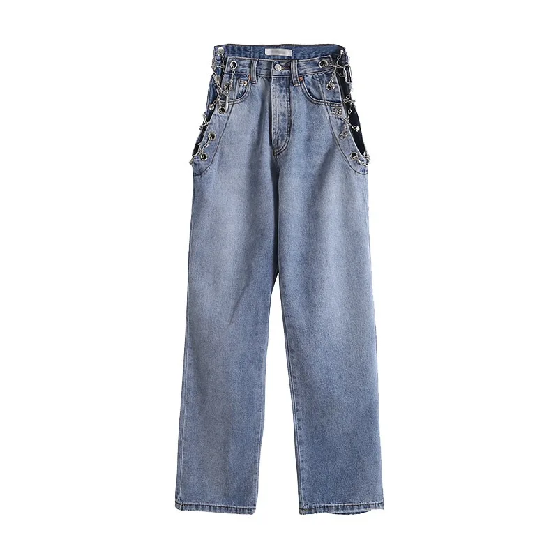 WOMENGAGA Custom Chain Denim Jeans Women's Loose 2020 Sexy High Waist Straight Tube Wide Leg Pants Design Europe America 9CPL
WOMENGAGA Custom Chain Denim Jeans Women's Loose 2020 Sexy High Waist Straight Tube Wide Leg Pants Design Europe America 9CPL