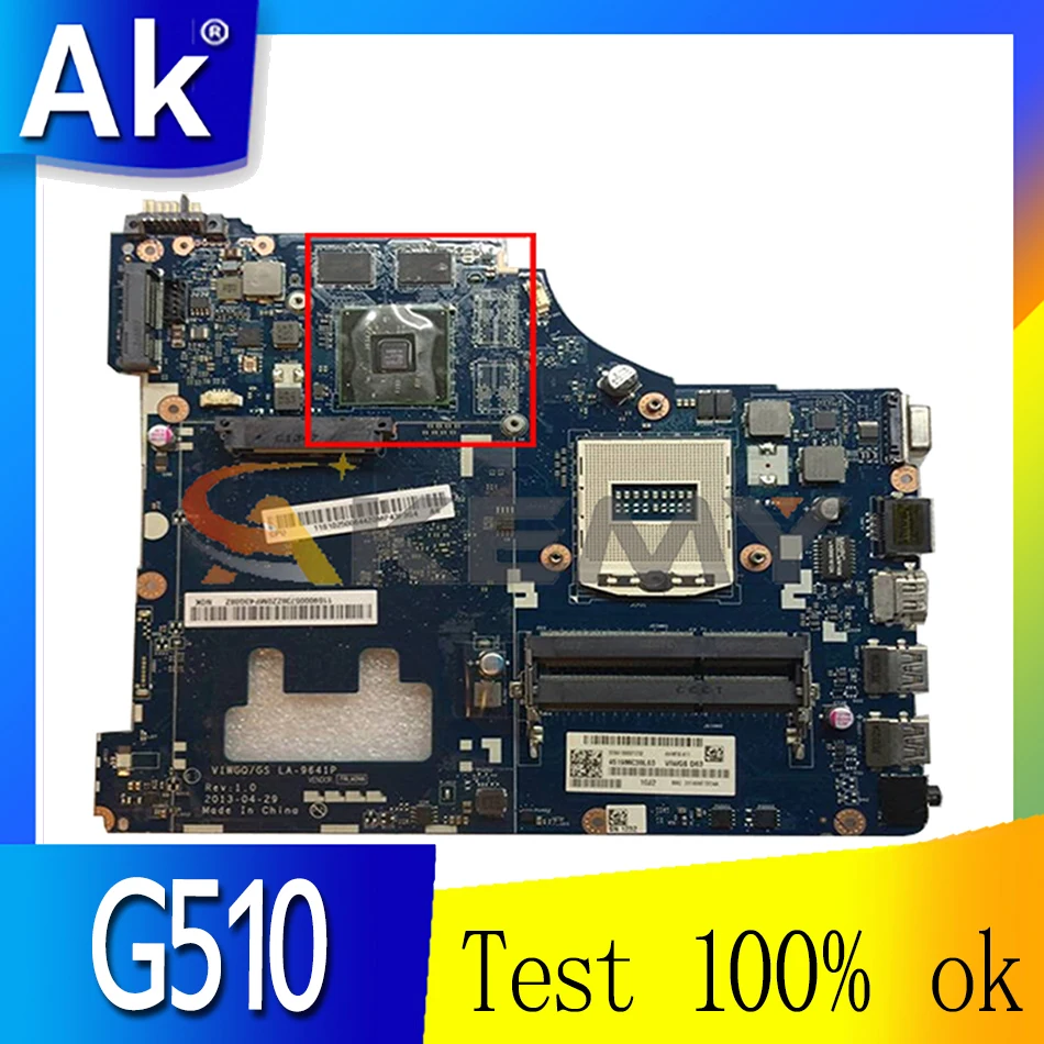 Akemy For Lenovo G510 VIWGQ/GS LA-9641P Laptop Motherboard PGA947 HM87 DDR3 Standalone Graphics Card 100% Test Work
Akemy For Lenovo G510 VIWGQ/GS LA-9641P Laptop Motherboard PGA947 HM87 DDR3 Standalone Graphics Card 100% Test Work