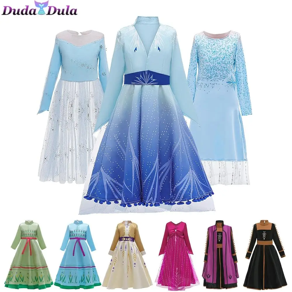 Snow Queen 2 Dress For Girls Princess Christmas Cosplay Dress Princess Set Birthday Party Long Sleeve Dress
Snow Queen 2 Dress For Girls Princess Christmas Cosplay Dress Princess Set Birthday Party Long Sleeve Dress