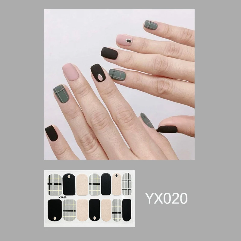 Full Cover Matte Nails Art Sticker Nail Accesoires Self Adhesive Sticker Manicure Decoration
Full Cover Matte Nails Art Sticker Nail Accesoires Self Adhesive Sticker Manicure Decoration