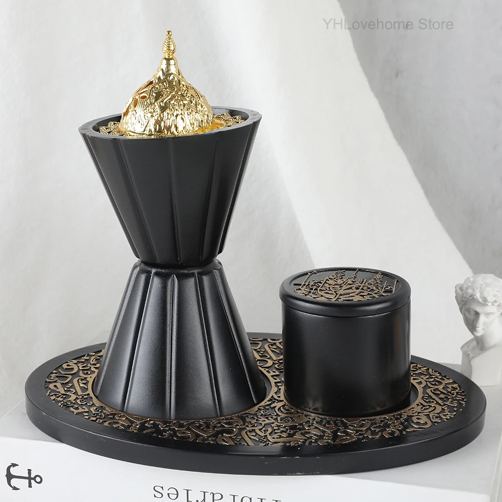 3 In 1 Arabic Incense Burner Set Middle East Muslim Ceramic Cone Censer Aromatherapy Furnace Tearoom Ornaments Christmas Gift
3 In 1 Arabic Incense Burner Set Middle East Muslim Ceramic Cone Censer Aromatherapy Furnace Tearoom Ornaments Christmas Gift