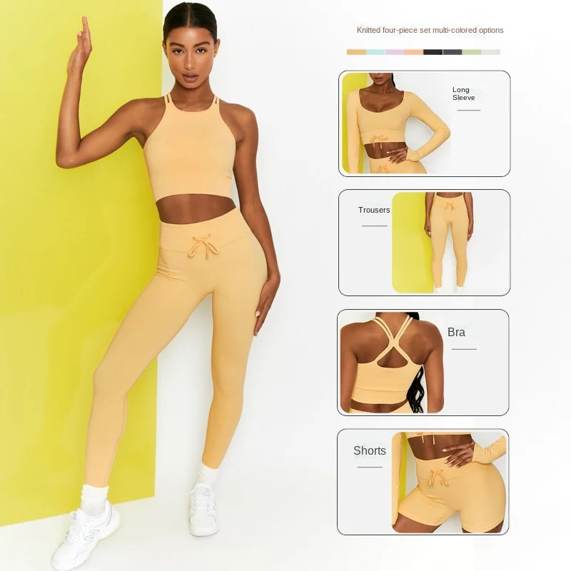 2pcs Yoga Set Sports Bra Shorts Workout Sportswear Seamless Gym Clothing Fitness Casual Long Sleeve Crop Top High Waist Leggings
2pcs Yoga Set Sports Bra Shorts Workout Sportswear Seamless Gym Clothing Fitness Casual Long Sleeve Crop Top High Waist Leggings