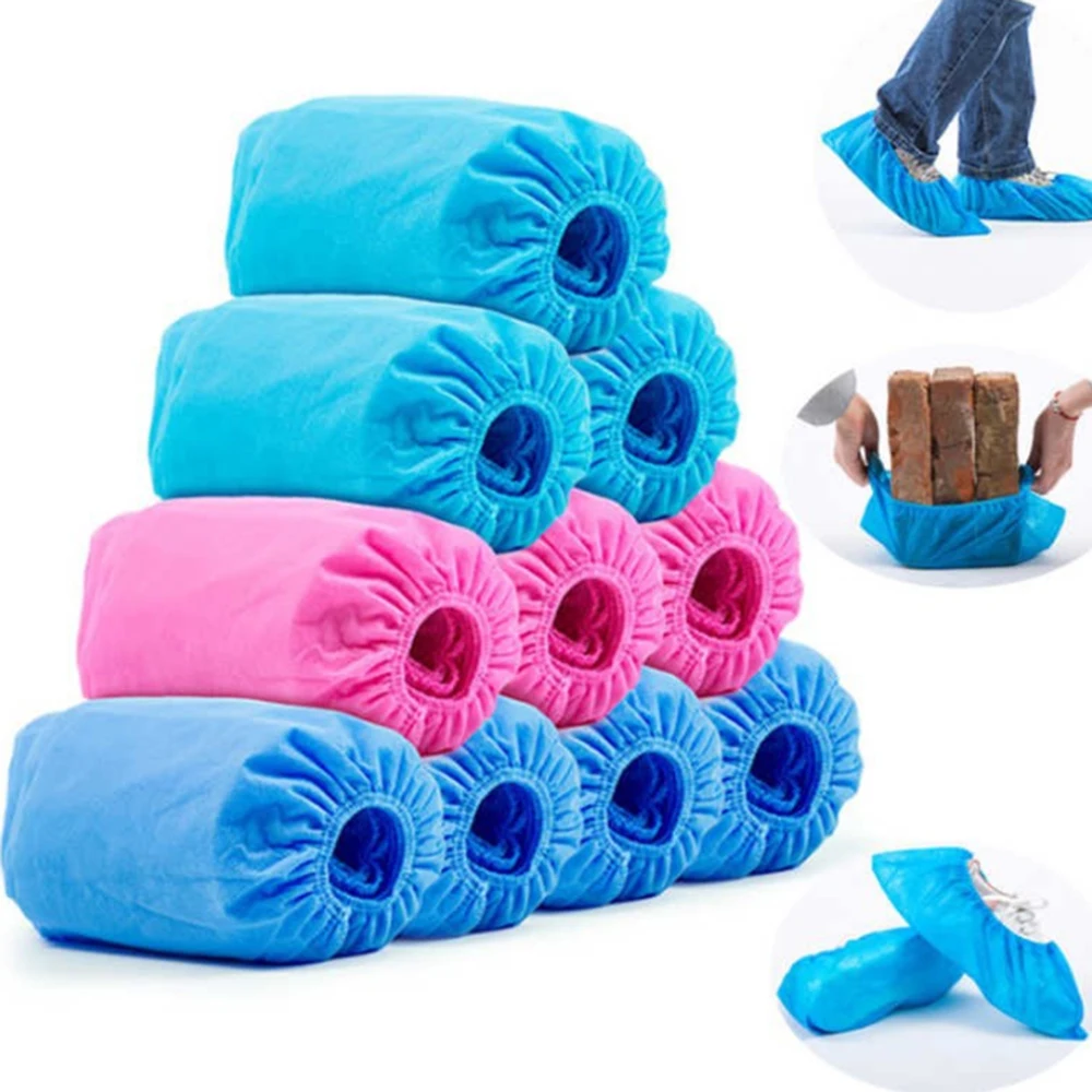 100pcs disposable shoe cover waterproof dustproof non-slip shoe cover child student adult non-woven shoe cover foot cover
100pcs disposable shoe cover waterproof dustproof non-slip shoe cover child student adult non-woven shoe cover foot cover