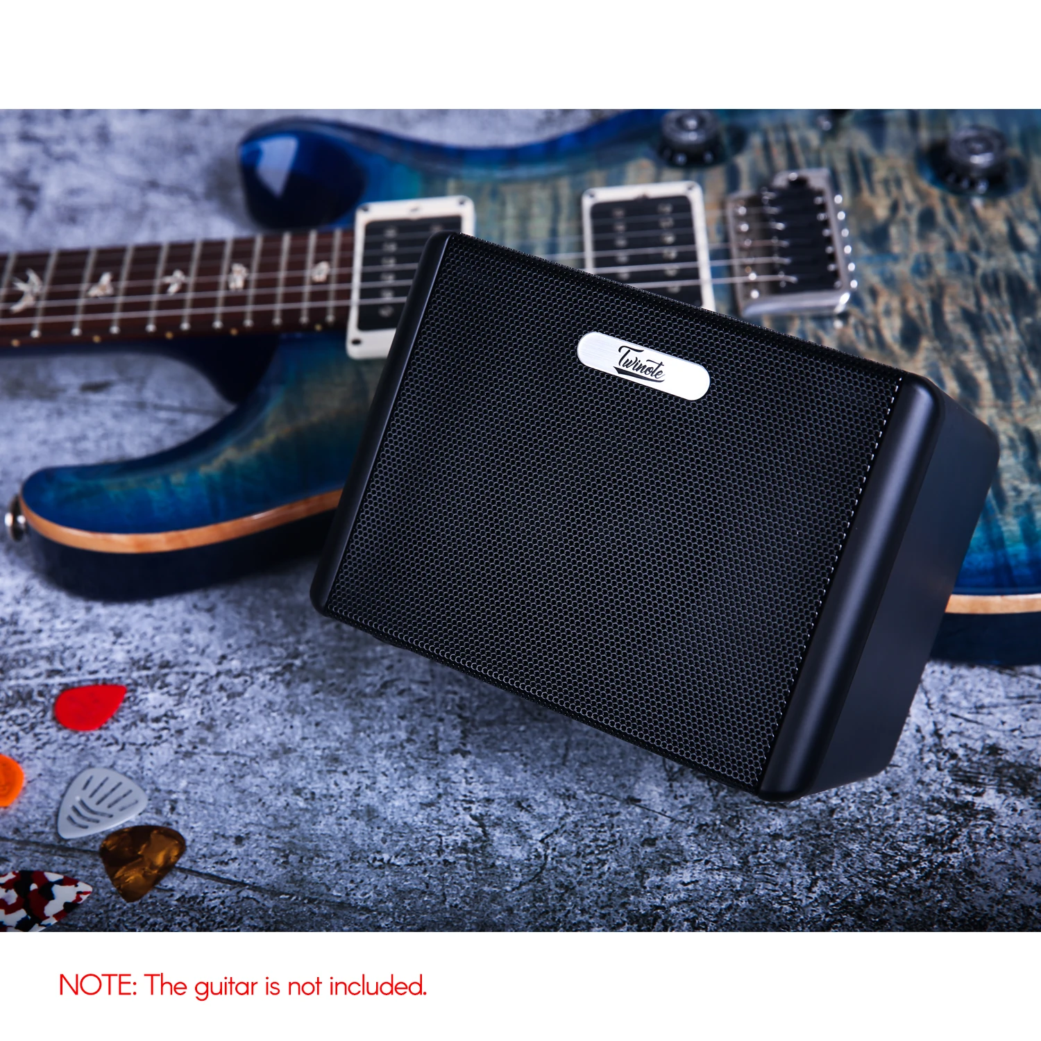 Twinote TGA-3 Mini Desktop Guitar Amplifier amp 3.2W Amp Built-in Distortion Delay Effects with 3.5mm Headphone Output Aux In
Twinote TGA-3 Mini Desktop Guitar Amplifier amp 3.2W Amp Built-in Distortion Delay Effects with 3.5mm Headphone Output Aux In