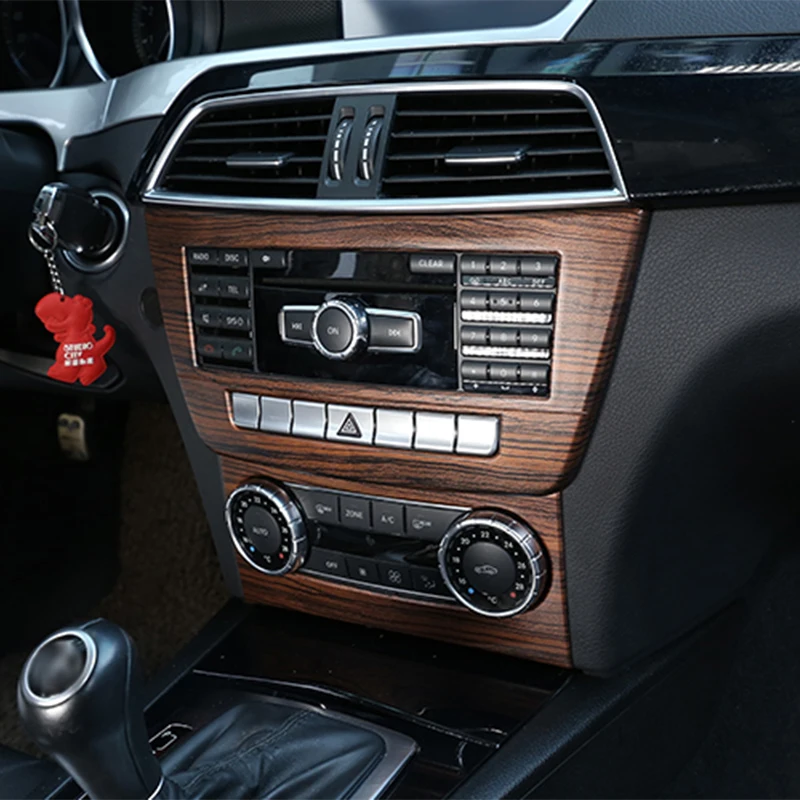 Carbon Fiber Car Interior Center Control AC CD Panel Frame Cover Sticker Trim For Mercedes Benz C Class W204 2011-14 Car Styling
Carbon Fiber Car Interior Center Control AC CD Panel Frame Cover Sticker Trim For Mercedes Benz C Class W204 2011-14 Car Styling