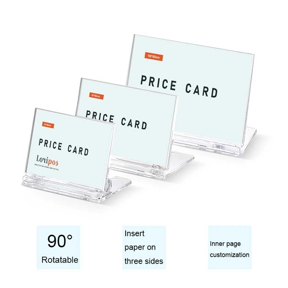 Turnable L-shape Desk Sign Holder Card Display Price Tag Menu Service Label Office Club Business School Restaurant
Turnable L-shape Desk Sign Holder Card Display Price Tag Menu Service Label Office Club Business School Restaurant