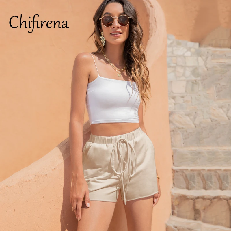 Chifirena Summer Casual Shorts Women with High Waist Bandage Workout Beach Shorts Female Harajuku Sportwear Black Women's Shorts
Chifirena Summer Casual Shorts Women with High Waist Bandage Workout Beach Shorts Female Harajuku Sportwear Black Women's Shorts