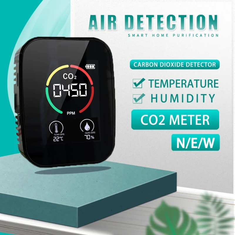 CO2 Meter Digital Temperature Humidity Sensor Tester 5 in1/3 in1 Multifunctional Infrared Strong Core Air Quality Meter
CO2 Meter Digital Temperature Humidity Sensor Tester 5 in1/3 in1 Multifunctional Infrared Strong Core Air Quality Meter