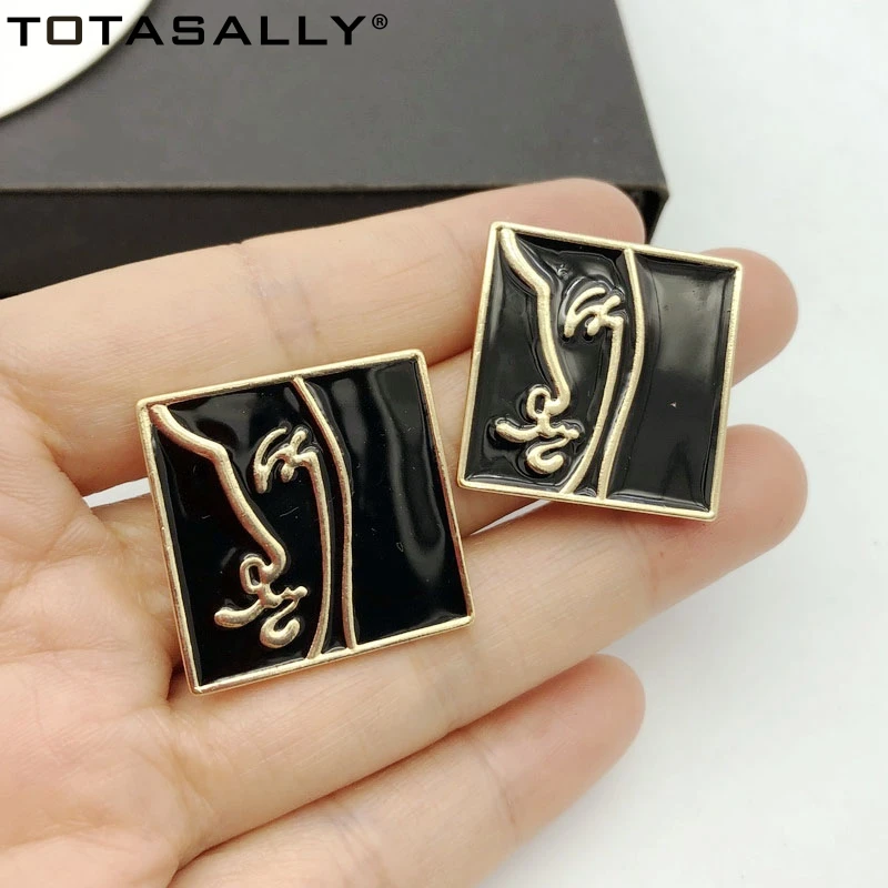 TOTASALLY Funny Square Earrings for Women Fashion Enamel Beauty Face Earrings Noval Geometric Stud Earrings for Party
TOTASALLY Funny Square Earrings for Women Fashion Enamel Beauty Face Earrings Noval Geometric Stud Earrings for Party