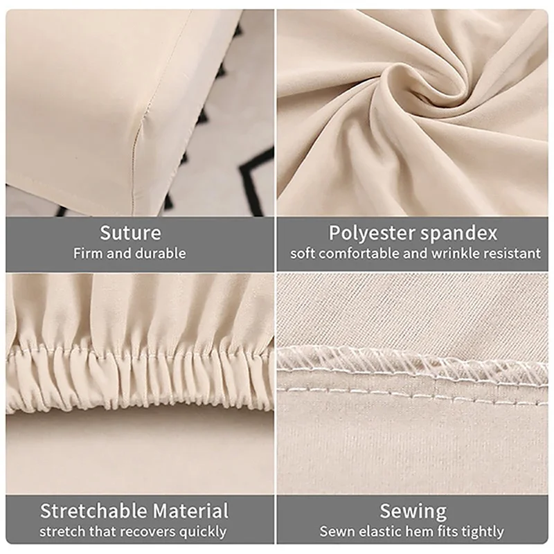 1/2/4/6Pcs Solid Color Chair Cover Spandex Stretch Elastic Slipcovers Chair Covers White For Dining Room Kitchen Wedding
1/2/4/6Pcs Solid Color Chair Cover Spandex Stretch Elastic Slipcovers Chair Covers White For Dining Room Kitchen Wedding