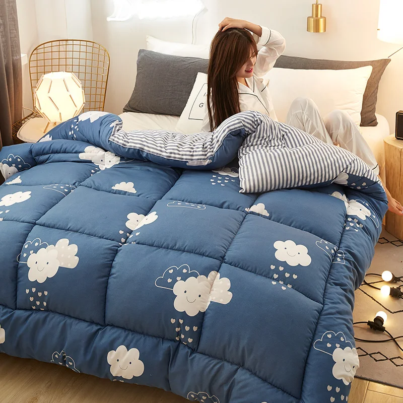 New Design Core Down Fabric Microfiber Fill Washable Bedding Set 7 Colors Choose Warm Duvet Warm Winter Thicken Comforter 
New Design Core Down Fabric Microfiber Fill Washable Bedding Set 7 Colors Choose Warm Duvet Warm Winter Thicken Comforter
